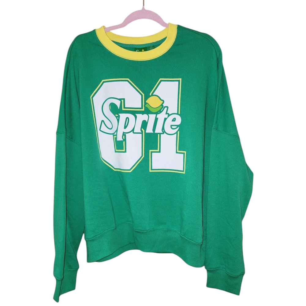 2/25 Green Sprite Graphic Sweatshirt